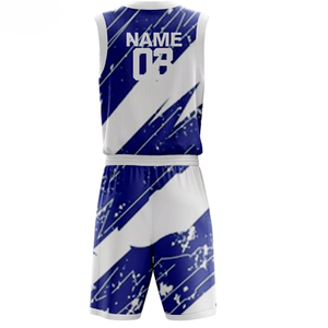 Nouvelles tenues de basketball au design OEM, grande taille adulte, séchage rapide, légères, impression numérique sur le devant - Product Image 3
