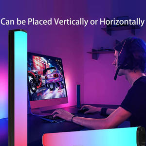 Lampe d'ambiance LED intelligente à rythme musical pour bureau, veilleuse RGB pour jeux, fond de télévision, décoration murale de chambre, lampe de table - Product Image 5