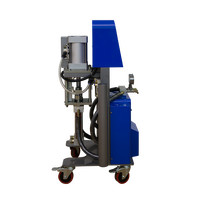 Machine de pulvérisation de mousse de polyuréthane PU à cellules fermées et ouvertes K2000, petite, économique, haute productivité, avec pompe à moteur pour murs et toitures