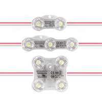 5 ans de garantie Usine Directement DC12V 3Led Lumières 1.1w Ip67 Injection Led Module Avec Réel 3M Bande