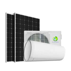 Climatisation hybride solaire <span class=keywords><strong>AC</strong></span>/DC à panneau vert, best-seller, 12 000 BTU, pour la maison - Product Image 1