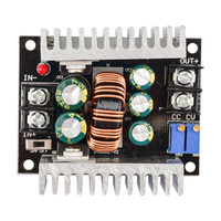 Módulo Convertidor Reductor de Voltaje DC-DC 300W 20A con Corriente Constante Ajustable, Placa de Alimentación 6-40V con Protección Contra Cortocircuitos F885