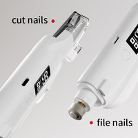 Coupe-ongles et tondeuse intelligentes 2-en-1 pour animaux de compagnie, en acier inoxydable, avec écran HD en ABS, poignée ergonomique, respectueuses de l'environnement, pour le toilettage des chats et des chiens