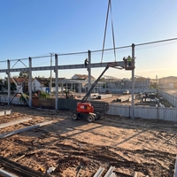 Estructura de Acero Prefabricada Q355B, Taller de Alta Resistencia, Solución de Suministro para Fábricas