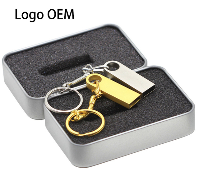Custom Usb Key 4gb 8gb 16gb Metal Usb Stick 32gb 64gb 128gb 1TB 2TB Cle Usb Flash Drive 2.0 3.0 Flash Disk Pendrive Flashdrive