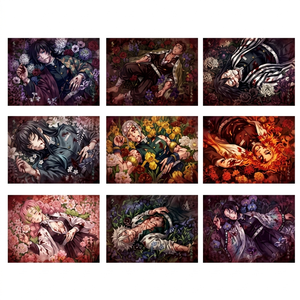 Carte collezionabili all'ingrosso di anime giapponesi, stampate a colori, in blind box, per <span class=keywords><strong>giochi</strong></span> da <span class=keywords><strong>tavolo</strong></span>, hobby e ricamo a tema cartoni animati - Product Image 5