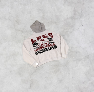 Fábrica 2025 bordado lavado cremallera algodón cálido invierno peso pesado Sudadera con capucha Unisex Color sólido Casual dos piezas - Product Image 1