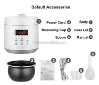 Cuisinière à pression électrique numérique intelligente portable 2,5 L 600 W multifonction avec protection contre la surchauffe, prise en charge OEM/ODM