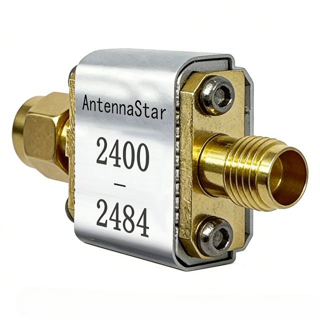AntennaStar ATS010 High Performance S MA Filter Low Loss Spectrum Jammer Receiver Bandpass RF Filter