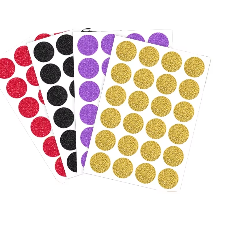 5 Different Color Coding Dot Stickers 12.7 Mm 0.5 Inch Round 1000 Each - View #6