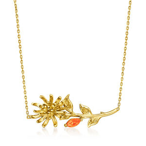 Collar de hoja de flor de diciembre con piedras preciosas de diamantes de circón de perla de aleación de cobre <span class=keywords><strong>en</strong></span> colores de moda para ocasiones de bodas religiosas - Product Image 5