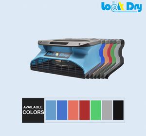 מחלף אוויר שטוח מהפכני 1100cfm מייבש שיער מסחרי עבור קירות שטיחים ויישומים אינסטלציה - Product Image 5