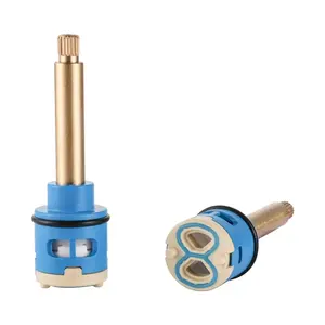 25mm 2 way brass long handle diverter faucet cartridge