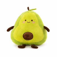 Groothandel Op Maat Gemaakt Ultra Zacht Avocado Pluche Speelgoed Schattig Gevuld Fruit Dierenkussen voor Kindercadeau