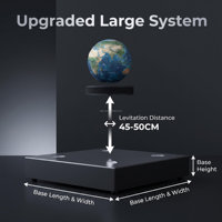 360 Berputar 4LED Cahaya Persegi Levitasi Magnetik Mengambang 1Kg 2Kg Botol Bir Sepatu Tampilan Berdiri dengan Celah Levitasi 50Mm