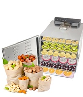 Rvs Fruit Droger En Groente Gedroogd Vlees Ontwatering Air Droogmachine Voedsel Drogen Machine