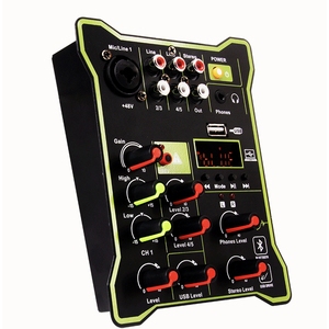 Mini consola mezcladora <span class=keywords><strong>de</strong></span> Audio <span class=keywords><strong>de</strong></span> 5 CANALES <span class=keywords><strong>DE</strong></span> modelo privado, nuevo diseño <span class=keywords><strong>para</strong></span> grabación <span class=keywords><strong>de</strong></span> <span class=keywords><strong>PC</strong></span> KTV en el hogar, Audio, vídeo e iluminación profesionales - Product Image 3