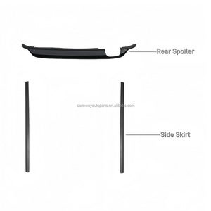 Kit de Carrocería para Volkswagen <span class=keywords><strong>Polo</strong></span> 2018-<span class=keywords><strong>2022</strong></span>: Parachoques Delantero MK6 2018 con Estilo Facelift, Parachoques Trasero MK6.5 <span class=keywords><strong>GTI</strong></span> <span class=keywords><strong>2022</strong></span> y Faldones Laterales - Product Image 3