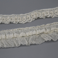 15 Yards de dentelle plissée à volants, garniture en tissu de dentelle blanche élastique