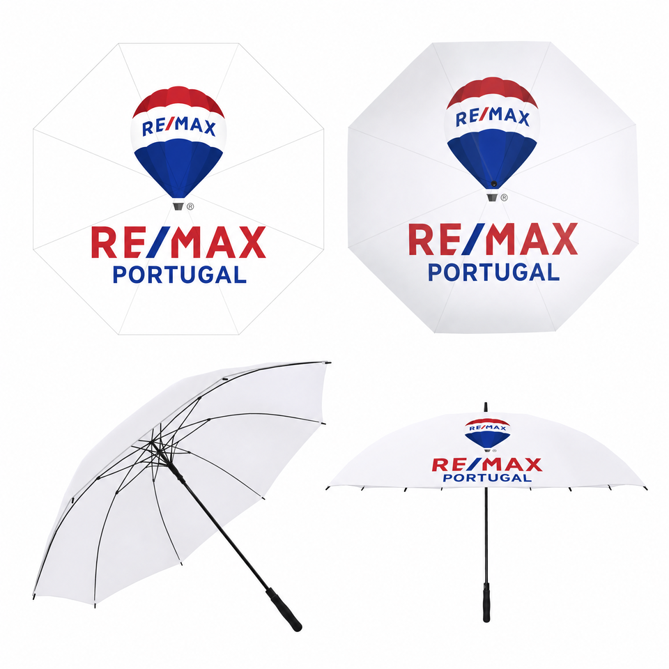 Custom Logo 30inch Large Auto Open 40mph Windproof 210T Pongee Real ...