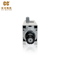 Moteur à broche électrique CC+ en vente flash, 4,5 kW, refroidissement par air, MHS60-4518FI, pour machines de gravure sur bois