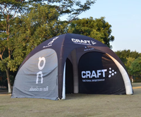 Tentes gonflables personnalisées pour salons professionnels en plein air, impression de logo, promotion publicitaire, arche gonflable