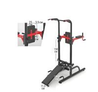 Équipement d'entraînement multifonctionnel Barres parallèles-Barre de poussée Convient aux bras Push-ups pliables Equipement de banc