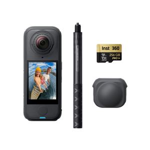 กล้อง Inst360 X4 Air ชุดสโนว์บอร์ด พร้อมการ์ด SD 256GB ความละเอียด 8K กันน้ำลึก 15 เมตร มุมกว้าง 180 องศา เลนส์เปลี่ยนได้ กล้องสำหรับมอเตอร์ไซค์ - Product Image 1