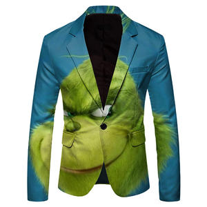 <span class=keywords><strong>Traje</strong></span> <span class=keywords><strong>de</strong></span> manga larga con botón <span class=keywords><strong>de</strong></span> solapa para hombre, <span class=keywords><strong>traje</strong></span> informal con estampado divertido y a la moda para hombre, chaqueta, <span class=keywords><strong>traje</strong></span> <span class=keywords><strong>de</strong></span> esmoquin para hombre - Product Image 6