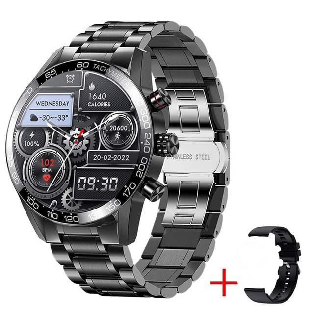 Fashion LIGE New HD Screen Reloj Mens Business Clock Smart Calling Man Smartwatch