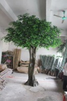 Arbre Banyan Artificiel en Fibre de Verre 3m 5m Écologique Durable Haute Simulation Halloween Remise de Diplôme Noël Nouvel An Mariage