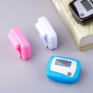 Emaf nhà máy khuyến mại CE LCD đi bộ Bước khoảng cách đếm xách tay mini Battery Operated 2D Pedometer - Product Image 2