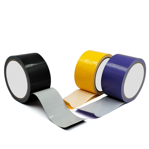 High Tack Strong Heavy Duty Packing Tape Super Sticky Resistente Colors Single Sided Adhesive PE+Cloth Material Packing