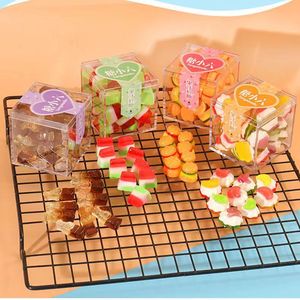 Kẹo dẻo vị sữa trái cây thời thượng hình mắt cầu vồng dưa hấu, đồ ăn vặt giải trí cho trẻ em trong túi tráng phủ - Product Image 2