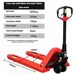 <span class=keywords><strong>Chariot</strong></span> élévateur manuel MIFONLIFT, <span class=keywords><strong>chariot</strong></span> à fourches étroit, capacité de 5 tonnes, <span class=keywords><strong>chariot</strong></span> à palettes hydraulique, <span class=keywords><strong>chariot</strong></span> à palettes pour espaces restreints - Product Image 1