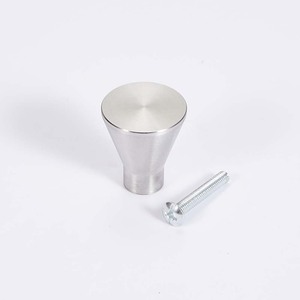 Edelstahl Schubladen griff Massiver runder Schrank knopf Gebürsteter Nickel Kommode Zieht Knöpfe Kleider schrank Möbel Hardware - Product Image 3