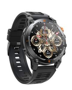 <span class=keywords><strong>Montre</strong></span> connectée de sport extérieure J300 2025 avec appels Bluetooth, écran 1,52 pouces, suivi d'activité physique, lampe de poche, moniteur de fréquence cardiaque et de pression artérielle, étanche IP67 - Product Image 5