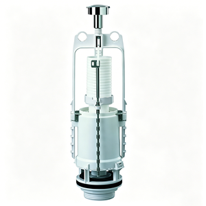 Válvula de descarga dividida de un solo botón para inodoro con botón y válvula de desagüe de cisterna de 2 pulgadas - Product Image 1