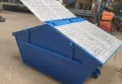 Waste management Garbage bin tipping loader skip container