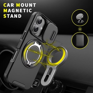 Per <span class=keywords><strong>Apple</strong></span> <span class=keywords><strong>iPhone</strong></span> 17 Pro Max: Custodia Protettiva Antiurto in TPU+PC con Anello Magnetico, Stile INS, Disponibile in Diverse Colorazioni - Product Image 1
