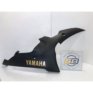 Pannello Carenatura Moto Yamaha Nero con Logo Oro Lato Sinistro Ricambio - Product Image 2