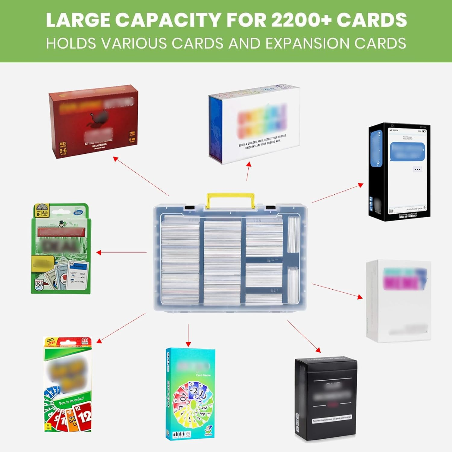 卸売カスタムホワイトプラスチック2200 + カードケースホルダー