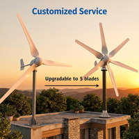 Système éolien à axe horizontal 3KW en gros, matériaux durables et installation facile pour les zones éloignées