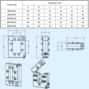 Split <strong>Core</strong> <strong>Current</strong> <strong>Transformer</strong> QNCTK2-812 1500/5 2000/5 3000/5 4000A 6000A 5A Clamp <strong>CT</strong> <strong>Open</strong> Type <strong>Current</strong> <strong>Transformer</strong> Sensor - Product Image 2