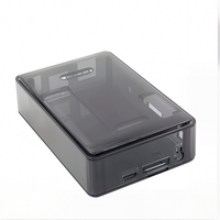 Boîtier de protection transparent noir spécial pour carte de développement Orange Pi PC Plus