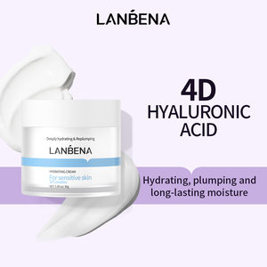 Crème à l'acide hyaluronique de la marque LANBENA, crème hydratante pour le visage, hydratation profonde de la peau - Product Image 2