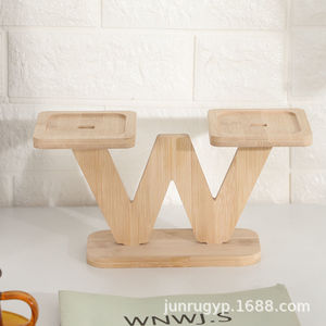 Mini <b>Solid</b> <b>Wood</b> <b>Desk</b> Plant Stand Rectangle Shape Multi Purpose Storage Rack For Desktop Office Living Room Balcony - Product Image 2