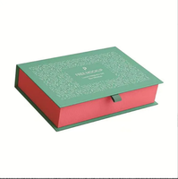 Boîte personnalisée portable en forme de livre, en papier blanc, avec fermeture magnétique, pliable, pour tablette et cosmétiques, format folio.