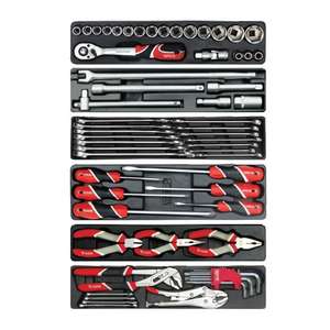 65 Piece Auto Repair <b>Tool</b> <b>Set</b> With Ratchet Socket Wrench And Handheld <b>Tool</b> <b>Box</b> YT-38950 - Product Image 2