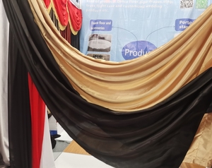 Trắng sóng valance thiết kế sân khấu treo lên cho đám cưới trang trí - Product Image 5